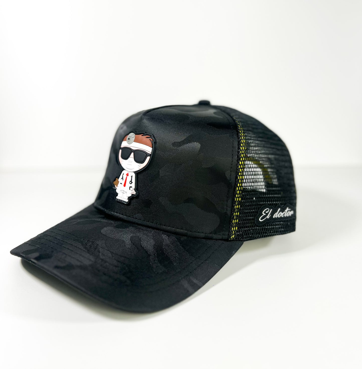 El Doctor Camo Editions Negra Truckercap