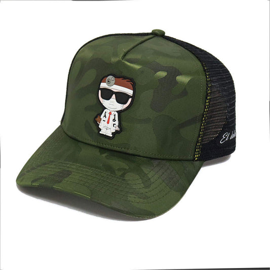 Gorra El Doctor Camo Editions Verde Truckercap