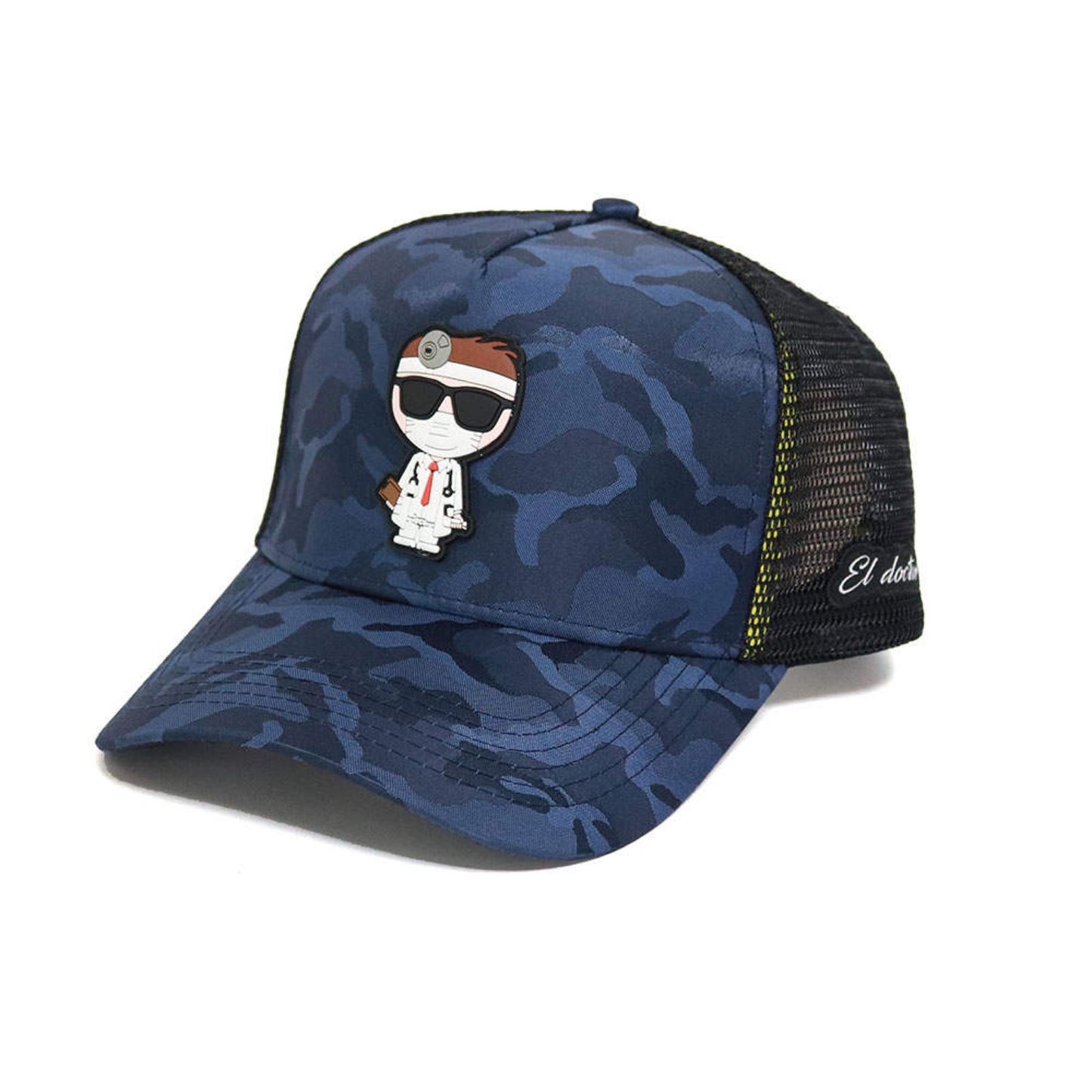 Gorra El Doctor Camo Editions Azul Truckercap