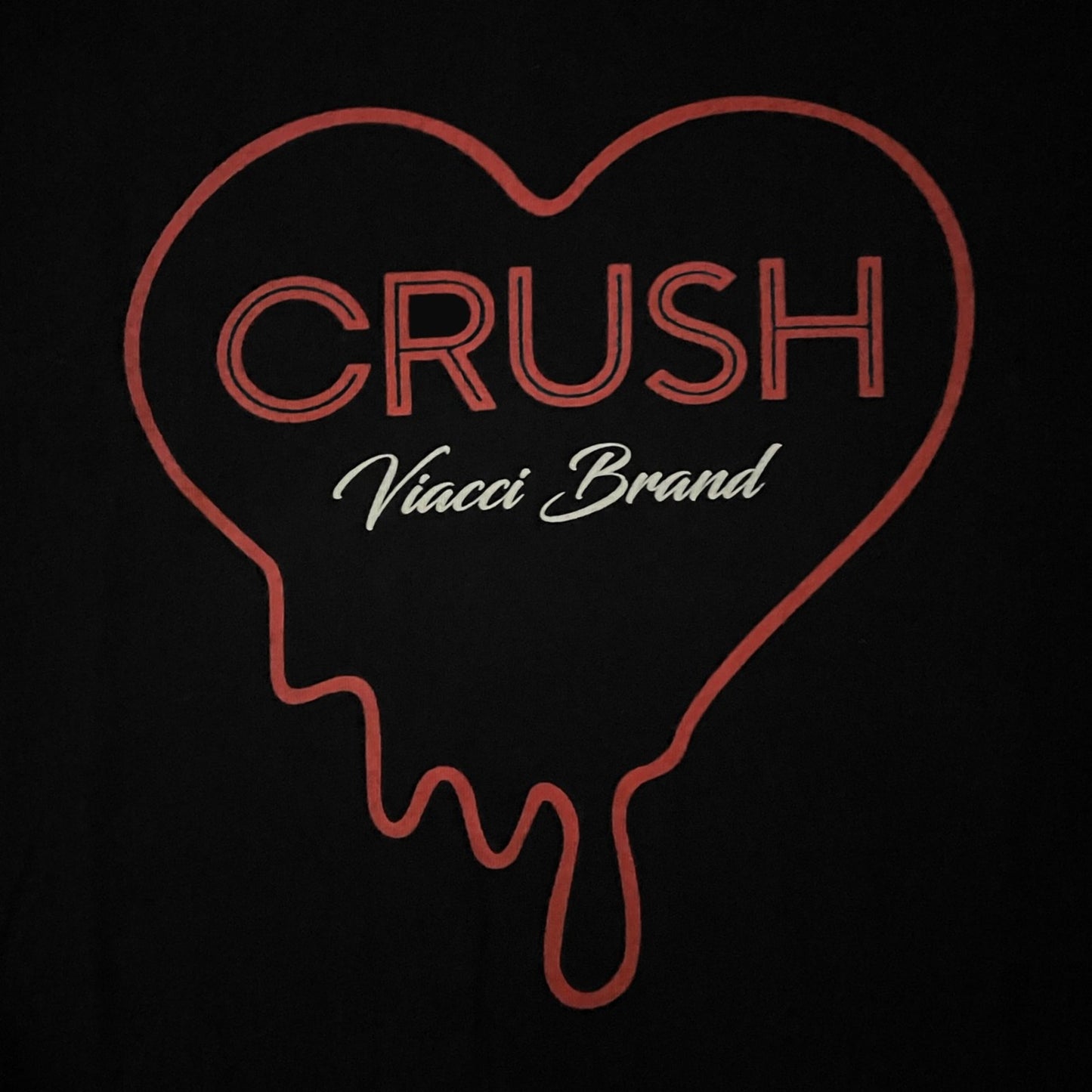 T-Shirt "Crush" Negra Dama