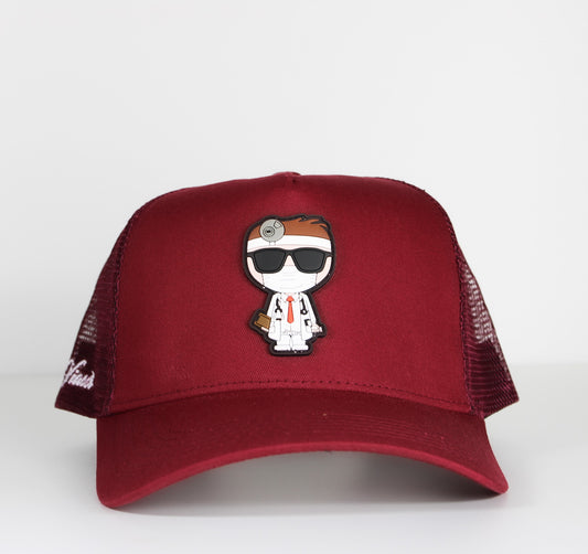 Gorra "El Doctor" Guinda Truckercap