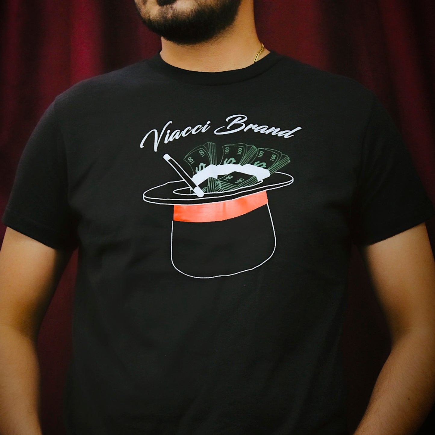 T-Shirt "El Mágico"  Negra Caballero