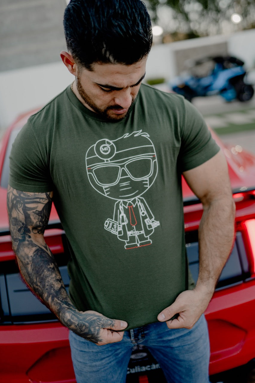 T-Shirt "El Doctor" Verde