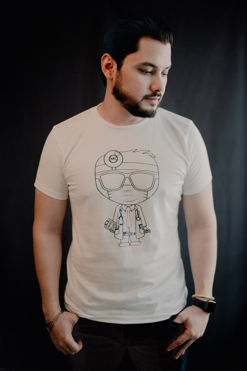 T-Shirt "El Doctor" Blanca